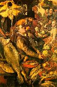 Pieter Aertsen Market Scene oil